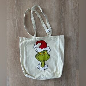 AE Grinch Canvas Tote Bag NWT